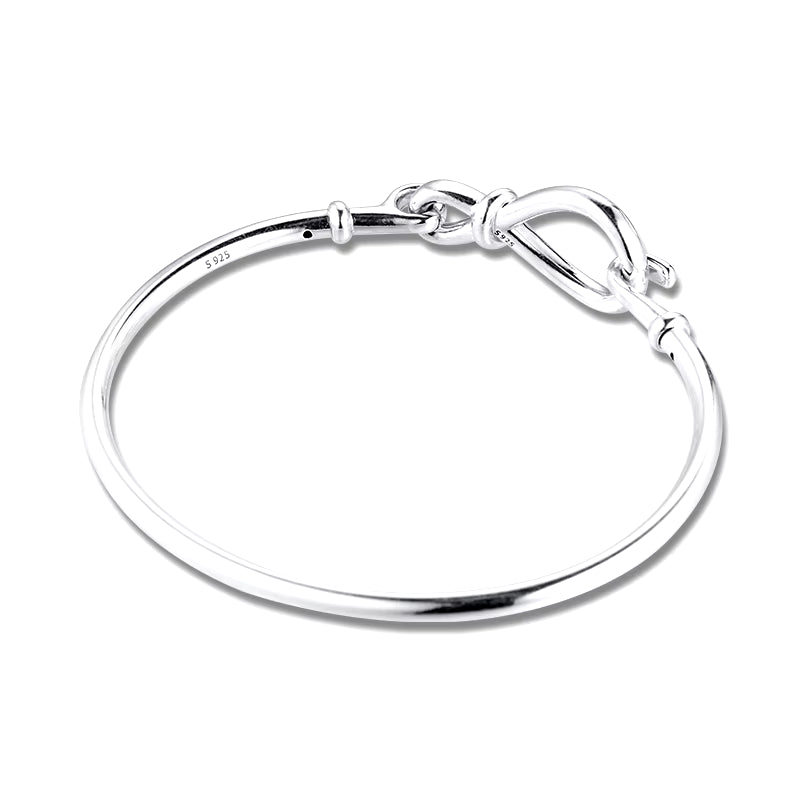 Infinity Knot Bangle Women Bracelets Silver 925 Sterling Silver Bracelets for Women 2020 Jewelry Fashion Charms Bracelets