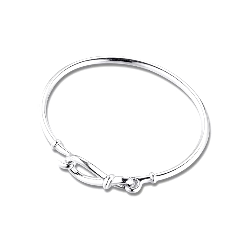 Infinity Knot Bangle Women Bracelets Silver 925 Sterling Silver Bracelets for Women 2020 Jewelry Fashion Charms Bracelets